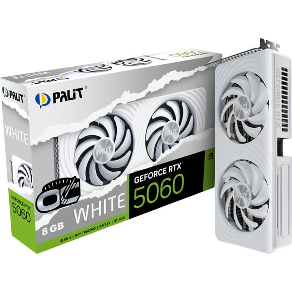 GeForce RTX 5060 OC WHITE 8 GB grafische kaart