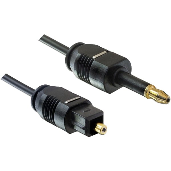 Toslink male -> toslink mini 3.5mm, 2m kabel